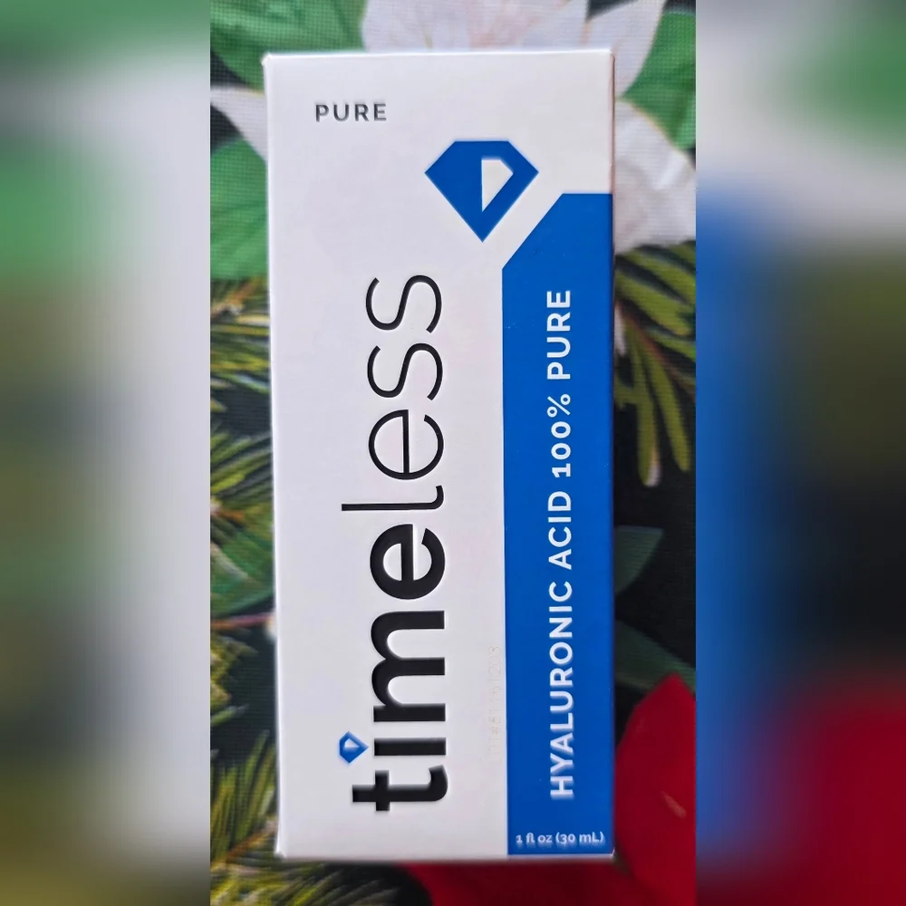 Timeless HYALURONIC ACID SERUM 100% Pure (1 oz/ 30mL ) Hydration Anti-aging